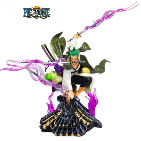 Piece One - Roronoa Zoro en pleine action – Three Sword Style (Santoryu)