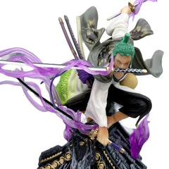 Piece One - Roronoa Zoro en pleine action – Three Sword Style (Santoryu)