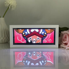 Piece One - Boite Lumineuse LED - Tout les personnages principale (Multicolore avec Télécommande)