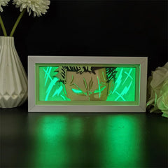 Piece One - Boite Lumineuse LED - Tout les personnages principale (Multicolore avec Télécommande)
