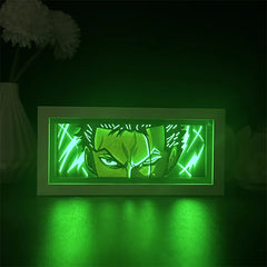 Piece One - Boite Lumineuse LED - Tout les personnages principale (Multicolore avec Télécommande)