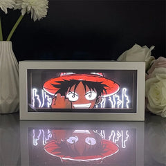 Piece One - Boite Lumineuse LED - Tout les personnages principale (Multicolore avec Télécommande)