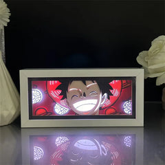 Piece One - Boite Lumineuse LED - Tout les personnages principale (Multicolore avec Télécommande)