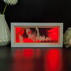 Piece One - Boite Lumineuse LED - Tout les personnages principale (Multicolore avec Télécommande)