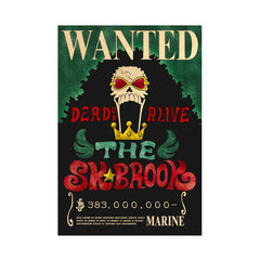 Piece One - Affiches "WANTED" - Style Rétro Kraft - Tout les personnages