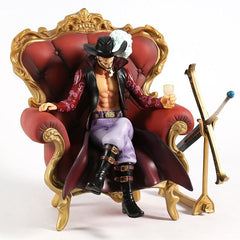 Piece One – Dracule Mihawk assis sur trône