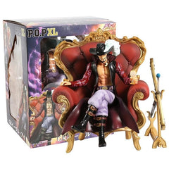 Piece One – Dracule Mihawk assis sur trône