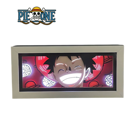 Piece One - Boite Lumineuse LED - Tout les personnages principale (Multicolore avec Télécommande)