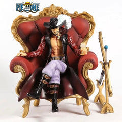 Piece One – Dracule Mihawk assis sur trône